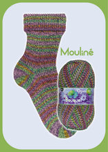 Load image into Gallery viewer, Opal Bouquet Mouline 4 ply sock yarn 11680 flower of love