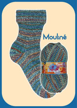 Load image into Gallery viewer, Opal Bouquet Mouline 4 ply sock yarn 11681 california dream