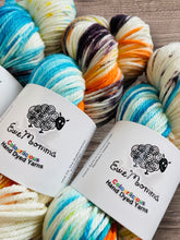 Load image into Gallery viewer, Hand dyed merino dk yarn ewemomma just dunk me