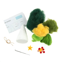Load image into Gallery viewer, Christmas Tree Needle Felting Kit