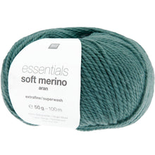 Load image into Gallery viewer, Rico Essentials Soft Merino Aran Petrol
