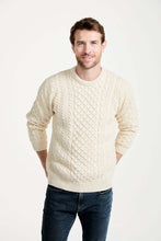 Load image into Gallery viewer, Traditional Aran Sweater Aran Woollen Mills