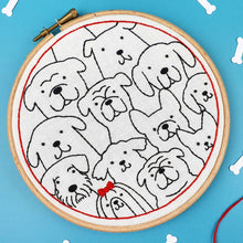 Load image into Gallery viewer, Dogs Handmade Embroidery Pattern Fabric Pack by Oh Sew Bootiful