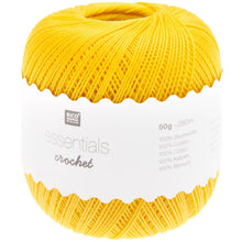 Load image into Gallery viewer, Rico Essentials Crochet Cotton No 10 Yellow