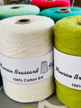 Load image into Gallery viewer, Maurice Brassard 8/4 cotton yarn weaving warp weft