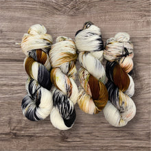 Load image into Gallery viewer, Superwash Merino Nylon Titanium Sock Yarn, 100g/3.5oz, Meetings Have Biscuits