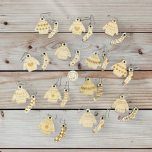 Load image into Gallery viewer, Sock and Sweater Wooden Stitch Markers