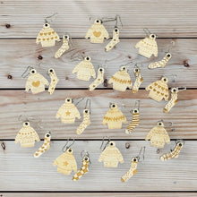 Load image into Gallery viewer, Sock and Sweater Wooden Stitch Markers