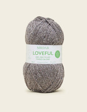 Load image into Gallery viewer, Sirdar Loveful 100% Recycled Tweed Blend DK, 100g