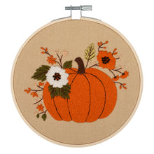 Load image into Gallery viewer, Pumpkin Embroidery Kit with Hoop Trimits TCK087