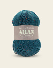 Load image into Gallery viewer, Hayfield Bonus Tweed with Wool Aran Teal Tweed 637
