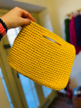 Load image into Gallery viewer, Handmade Crochet Bag - Sunny Yellow