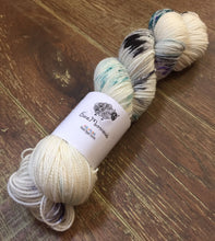 Load image into Gallery viewer, Superwash Merino Nylon Glitter Sock Yarn, 100g/3.5oz, Aura