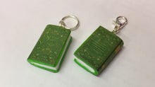 Load image into Gallery viewer, Miniature Book Charm Stitch Marker, Pride and Prejudice, Sense and Sensibility, Jane Austen inspired
