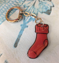 Load image into Gallery viewer, Sock Keyring