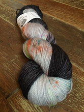 Load image into Gallery viewer, Superwash Merino Nylon Titanium Sock Yarn, 100g/3.5oz, Death By Matrimony