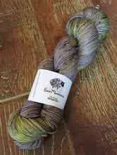 Load image into Gallery viewer, Superwash Merino Nylon Titanium Sock Yarn, 100g/3.5oz, Merlin's Beard