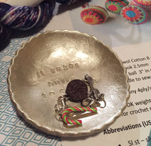 Load image into Gallery viewer, It Takes Balls to Crochet Notions Dish