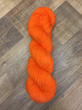 Load image into Gallery viewer, Superwash Merino Nylon Sparkle Sock Yarn, 100g/3.5oz, Tonal/Semi-Solid, Orange Colored Sky