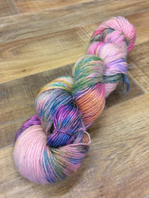 Load image into Gallery viewer, Superwash Merino Sparkle Single Ply Fingering Yarn, 100g/3.5oz, Clown