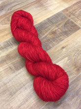 Load image into Gallery viewer, Superwash Merino Single Ply Fingering Yarn, 100g/3.5oz, Semi Solid, Bloody Mary