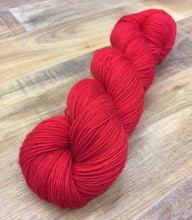 Load image into Gallery viewer, Superwash Bluefaced Leicester Nylon Ultimate Sock Yarn, 100g/3.5oz, Semi Solid, Bloody Mary