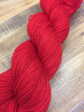 Load image into Gallery viewer, Superwash Bluefaced Leicester Nylon Ultimate Sock Yarn, 100g/3.5oz, Semi Solid, Bloody Mary