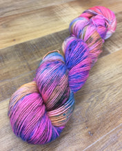 Load image into Gallery viewer, Superwash Merino Sparkle Single Ply Fingering Yarn, 100g/3.5oz, Clown