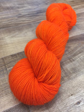Load image into Gallery viewer, Superwash Mohair/Merino/Nylon Sock Yarn, 100g/3.5oz, Orange Colored Sky