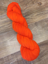 Load image into Gallery viewer, Superwash Mohair/Merino/Nylon Sock Yarn, 100g/3.5oz, Orange Colored Sky