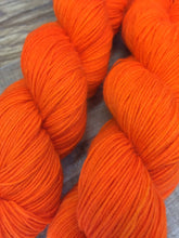Load image into Gallery viewer, Superwash Mohair/Merino/Nylon Sock Yarn, 100g/3.5oz, Orange Colored Sky