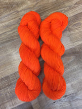 Load image into Gallery viewer, Superwash Mohair/Merino/Nylon Sock Yarn, 100g/3.5oz, Orange Colored Sky