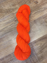 Load image into Gallery viewer, Superwash Mohair/Merino/Nylon Sock Yarn, 100g/3.5oz, Orange Colored Sky