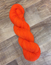 Load image into Gallery viewer, Superwash Mohair/Merino/Nylon Sock Yarn, 100g/3.5oz, Orange Colored Sky