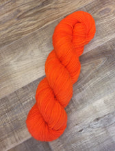 Load image into Gallery viewer, Superwash Mohair/Merino/Nylon Sock Yarn, 100g/3.5oz, Orange Colored Sky