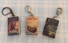 Load image into Gallery viewer, Miniature Book Charm Stitch Marker, Famous Five, Enid Blyton inspired
