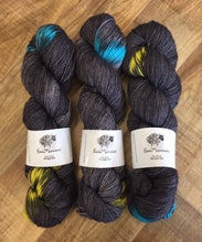 Load image into Gallery viewer, Superwash Merino Nylon Titanium Sock Yarn, 100g/3.5oz, Late Night Feelings