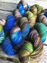 Load image into Gallery viewer, Superwash Merino Nylon Titanium Sock Yarn, 100g/3.5oz, The Watchman Has Retired