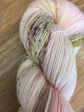 Load image into Gallery viewer, Superwash Merino Nylon Titanium Sock Yarn, 100g/3.5oz, The Strawberry Thief