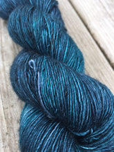 Load image into Gallery viewer, Superwash Merino Single Ply Fingering Yarn, 100g/3.5oz, Malice Through The Looking Glass