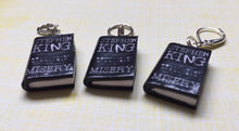 Load image into Gallery viewer, Miniature Book Charm Stitch Marker, Misery, Stephen King inspired