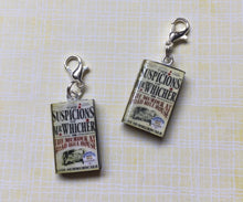 Load image into Gallery viewer, Miniature Book Charm Stitch Marker, The Suspicions of Mr Whicher