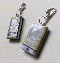 Load image into Gallery viewer, Miniature Book Charm Stitch Marker, The Suspicions of Mr Whicher