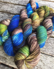 Load image into Gallery viewer, Superwash Merino Nylon Titanium Sock Yarn, 100g/3.5oz, The Watchman Has Retired