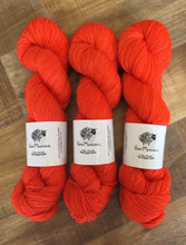Load image into Gallery viewer, Superwash Merino Nylon Titanium Sock Yarn, 100g/3.5oz, Semi Solid, Magma