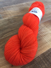 Load image into Gallery viewer, Superwash Merino Nylon Titanium Sock Yarn, 100g/3.5oz, Semi Solid, Magma