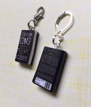 Load image into Gallery viewer, Miniature Book Charm Stitch Marker, Misery, Stephen King inspired