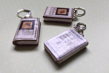 Load image into Gallery viewer, Miniature Book Charm Stitch Marker, Anne of Green Gables, Lucy Maud Montgomery inspired