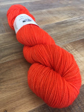 Load image into Gallery viewer, Superwash Merino Nylon Titanium Sock Yarn, 100g/3.5oz, Semi Solid, Magma