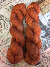 Load image into Gallery viewer, Superwash Merino Nylon Titanium Sock Yarn, 100g/3.5oz, Ginger Beer